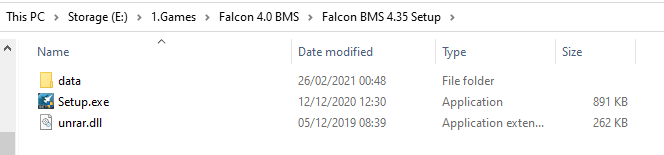 Falcon BMS Setup Folder